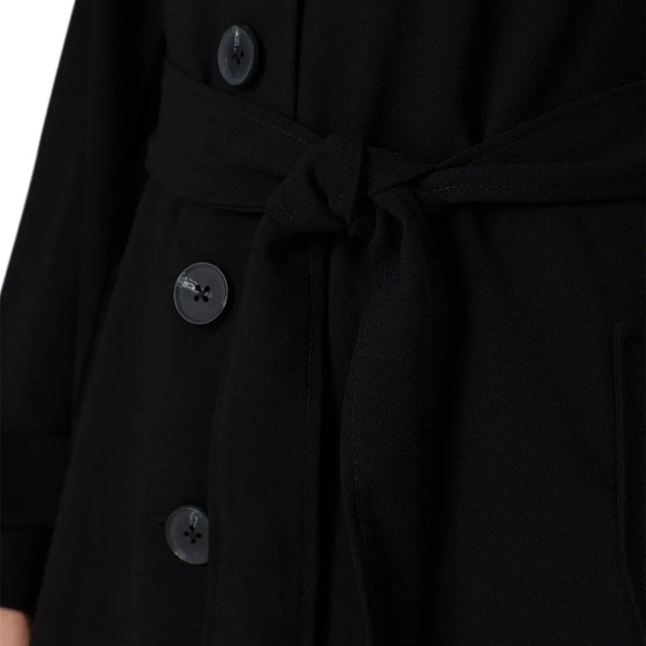 Great Jones Classic Black Trenchcoat - Picture 3 of 5
